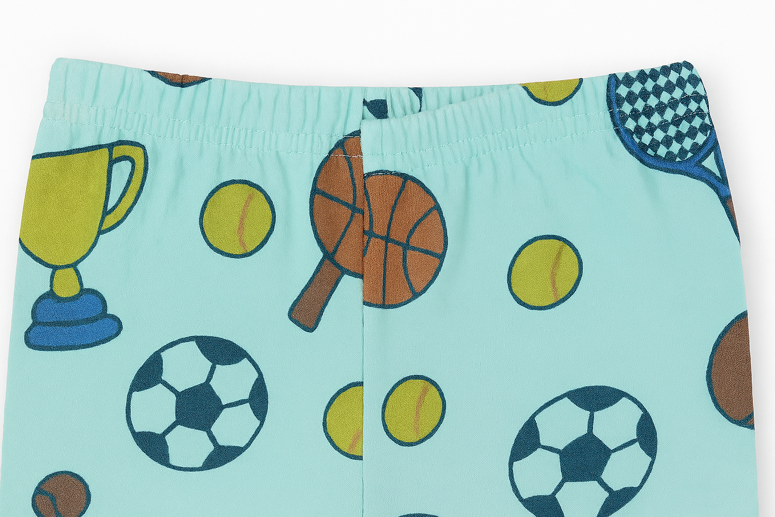 Sports Printed Girls Soft Cotton Lycra Tight