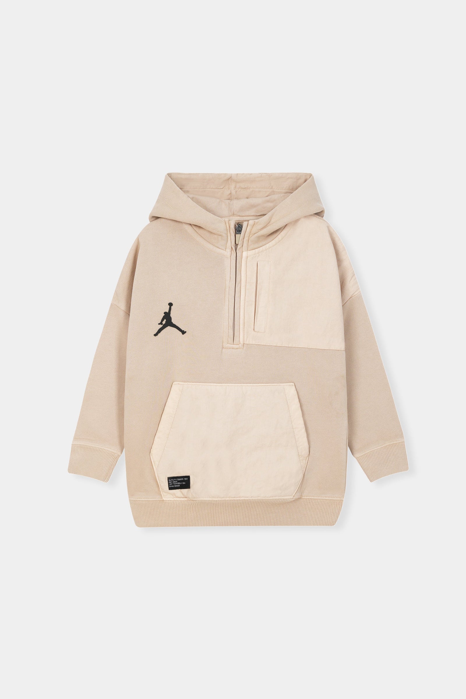 Jordan Essentials Hoodie & Jogger Set – Beige & Black