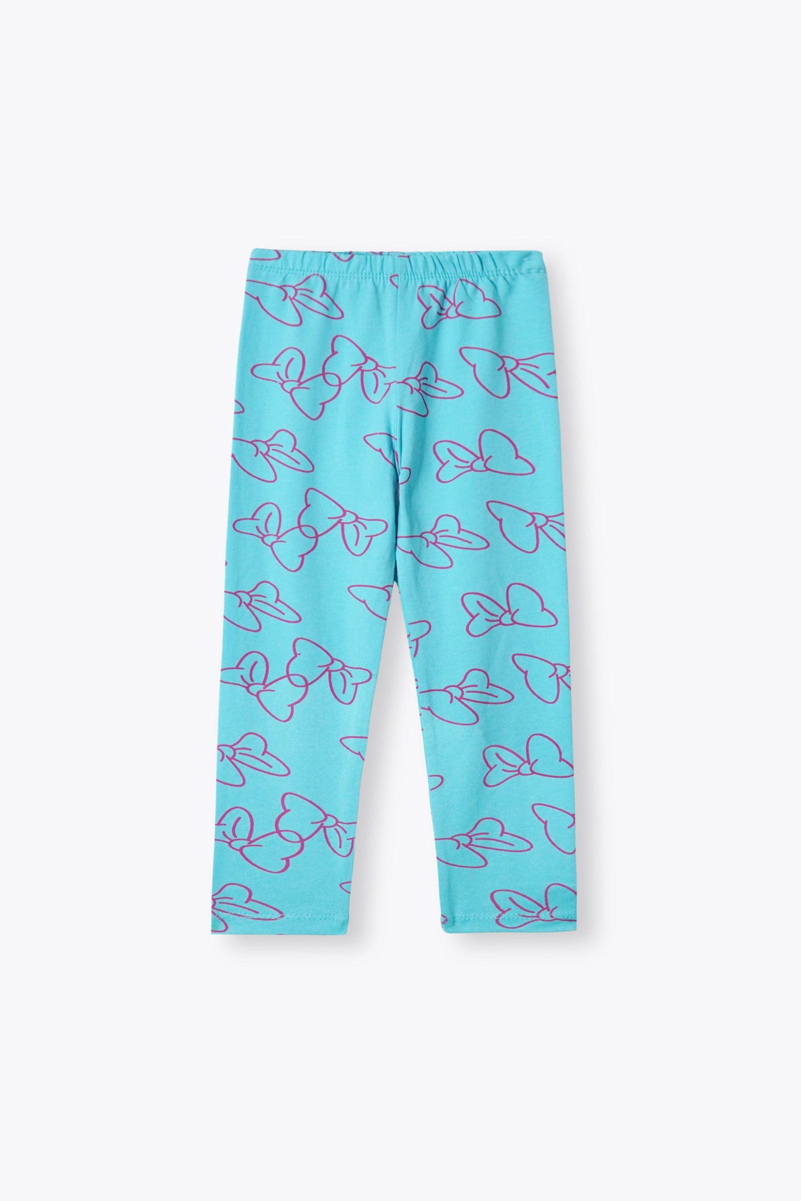 Girls Soft Cotton Bow Lycra Tight