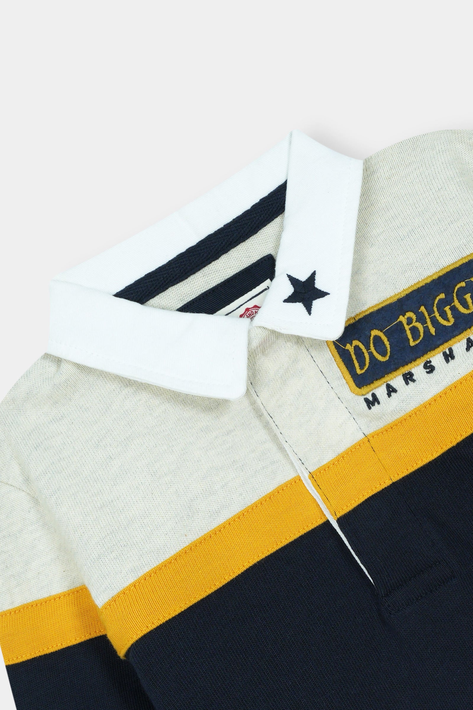 Color-Block Polo Shirt – Long Sleeve