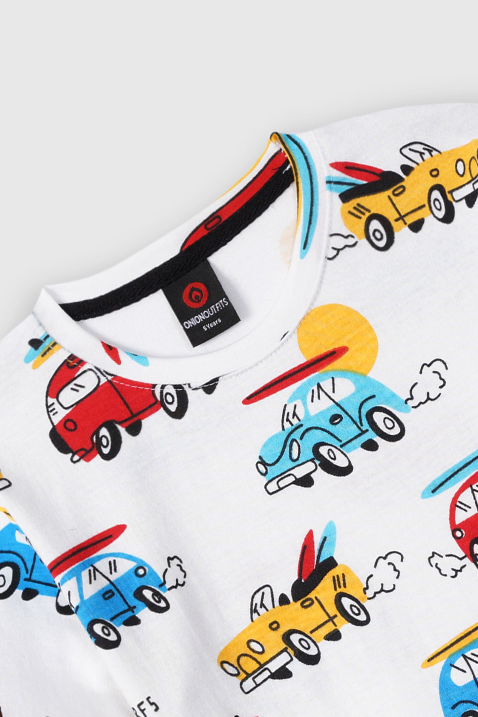 Allover Cars Printed Tracksuit