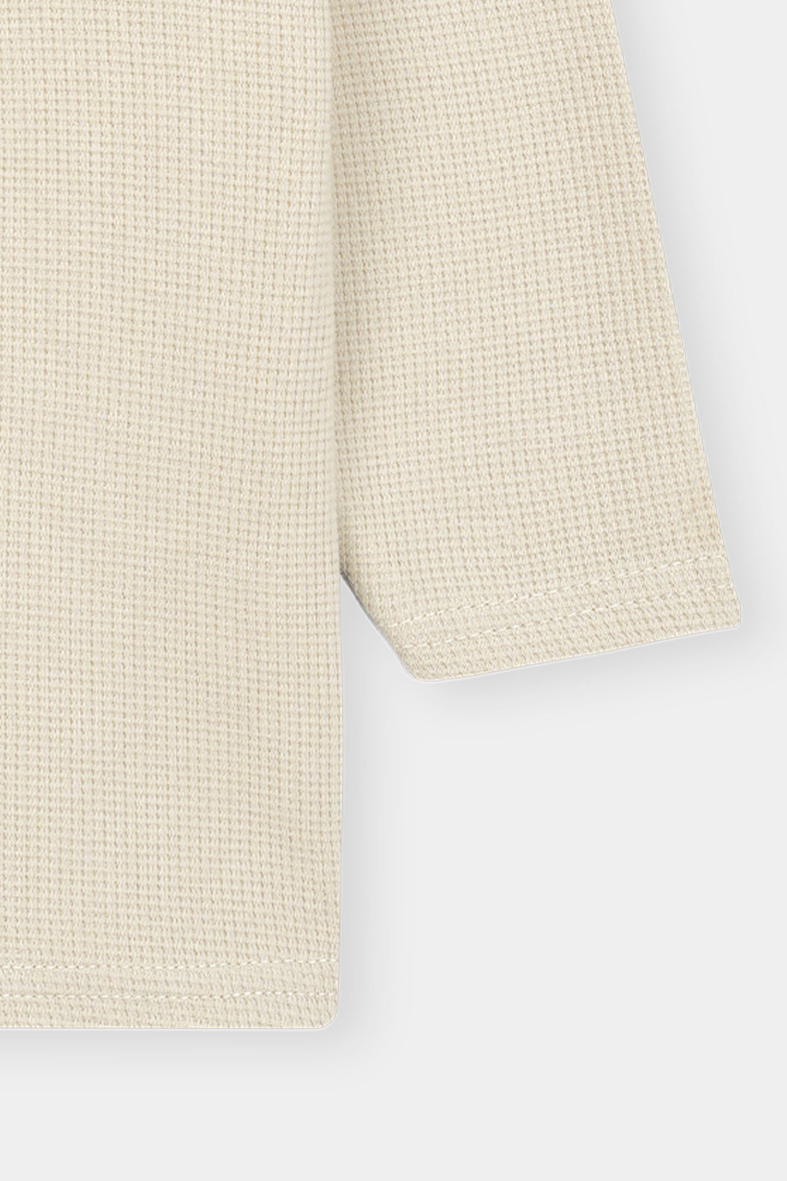 Classic Beige Waffle Pocket Tee