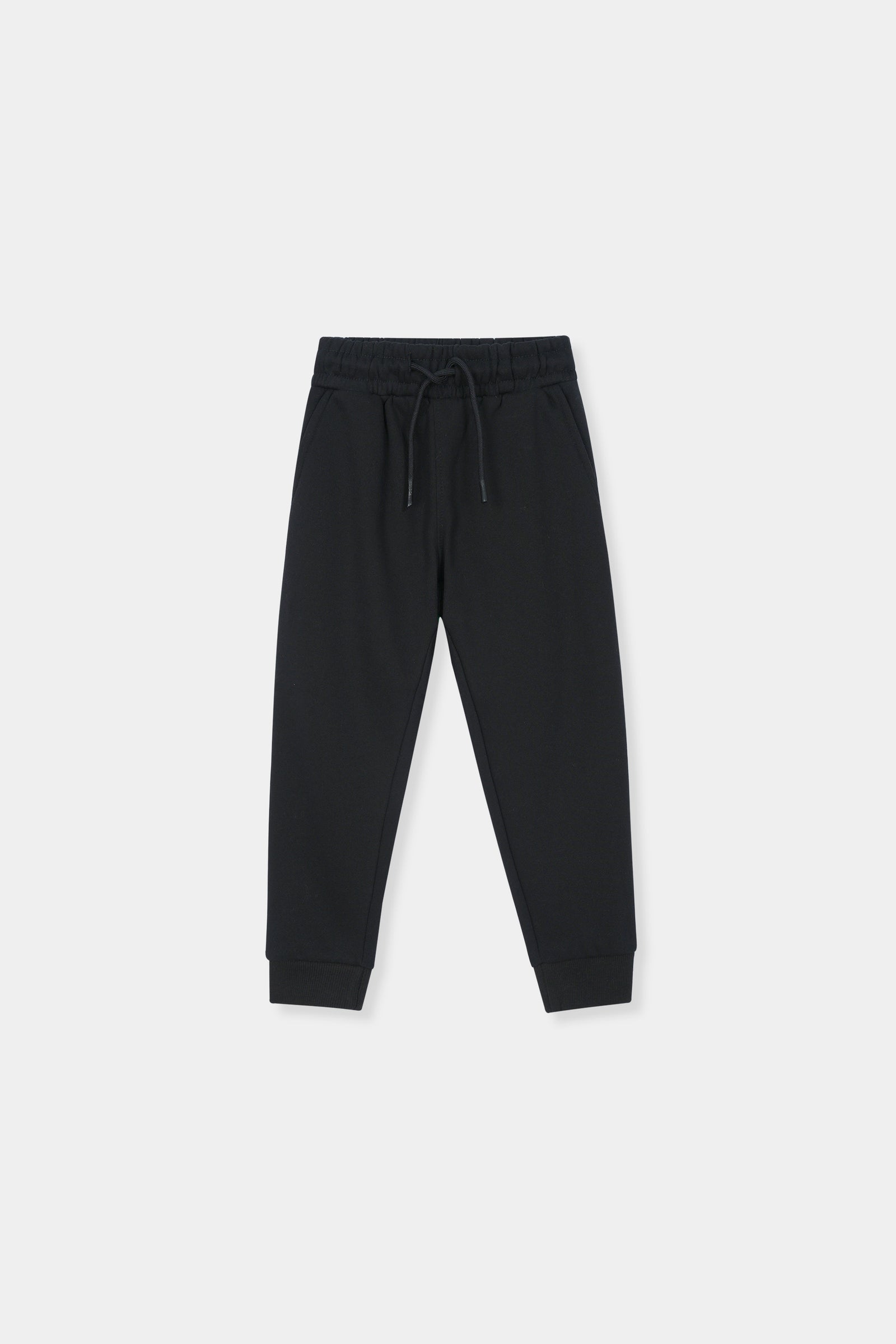 Cozy Jungle Vibes Boys' Set – Pink Tiger Print & Black Joggers