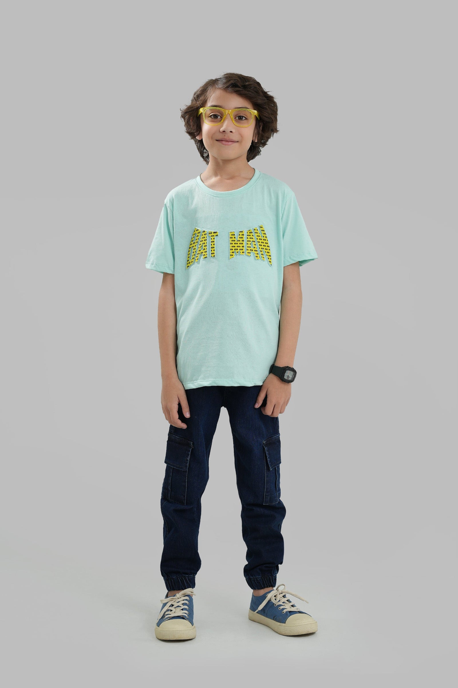 Boys BATMAN Embossed T Shirt