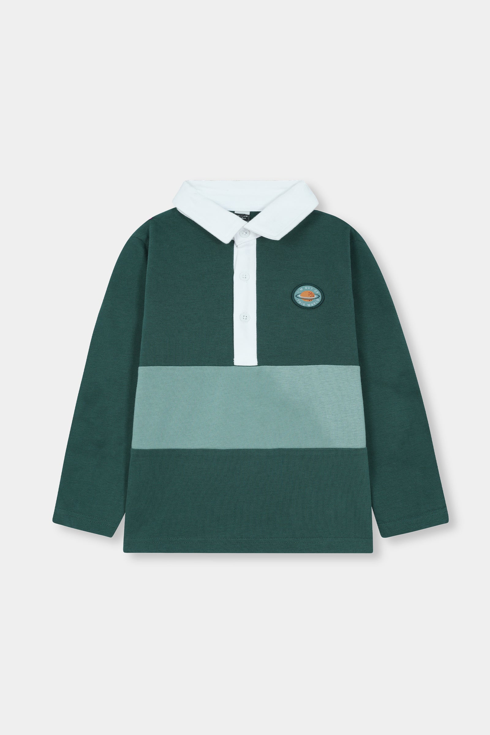 Classic Stripe Long Sleeve Polo