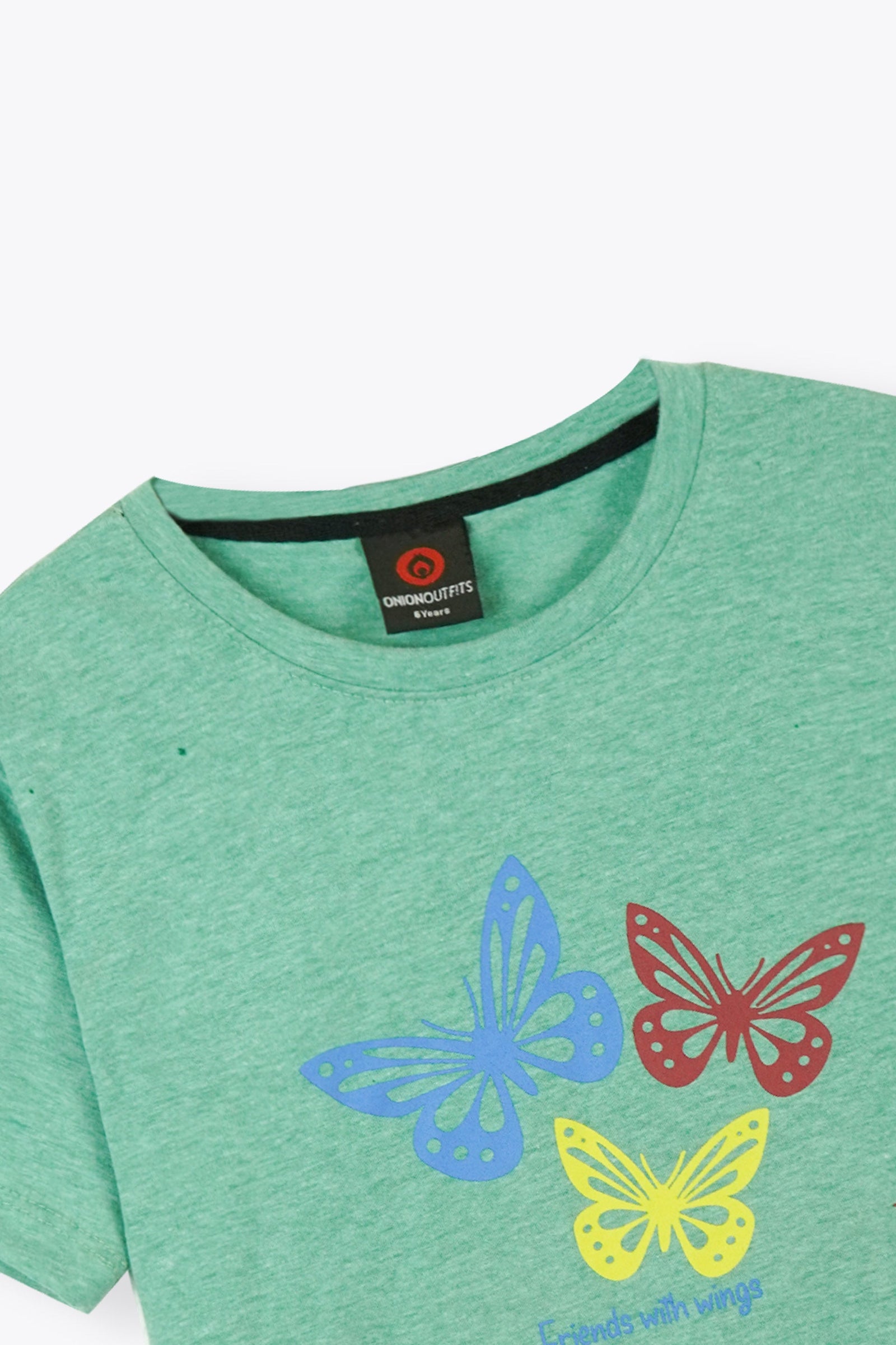 Butterfly Print T Shirt