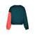 Premium Quality Color Block Soft Fleece Sweatshirt For Girls (121474)