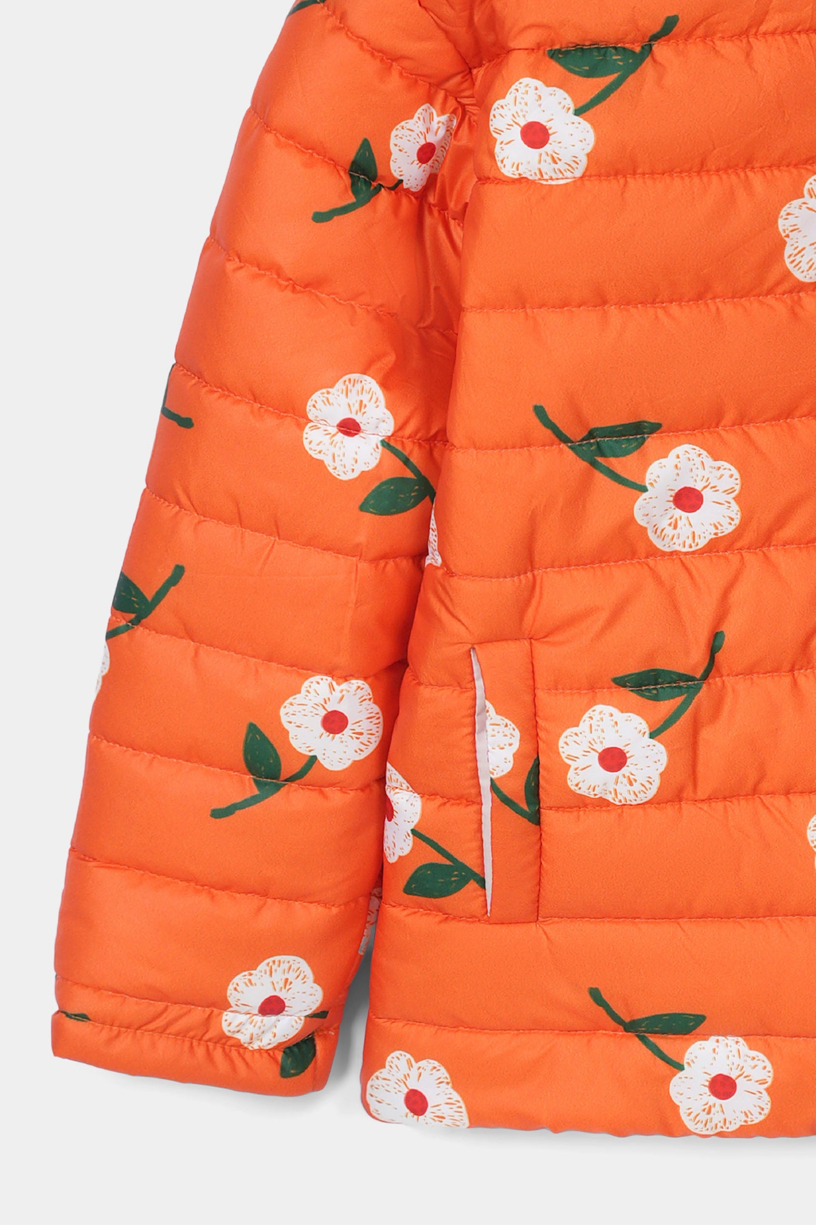 Girls Printed Hoodie Jacket