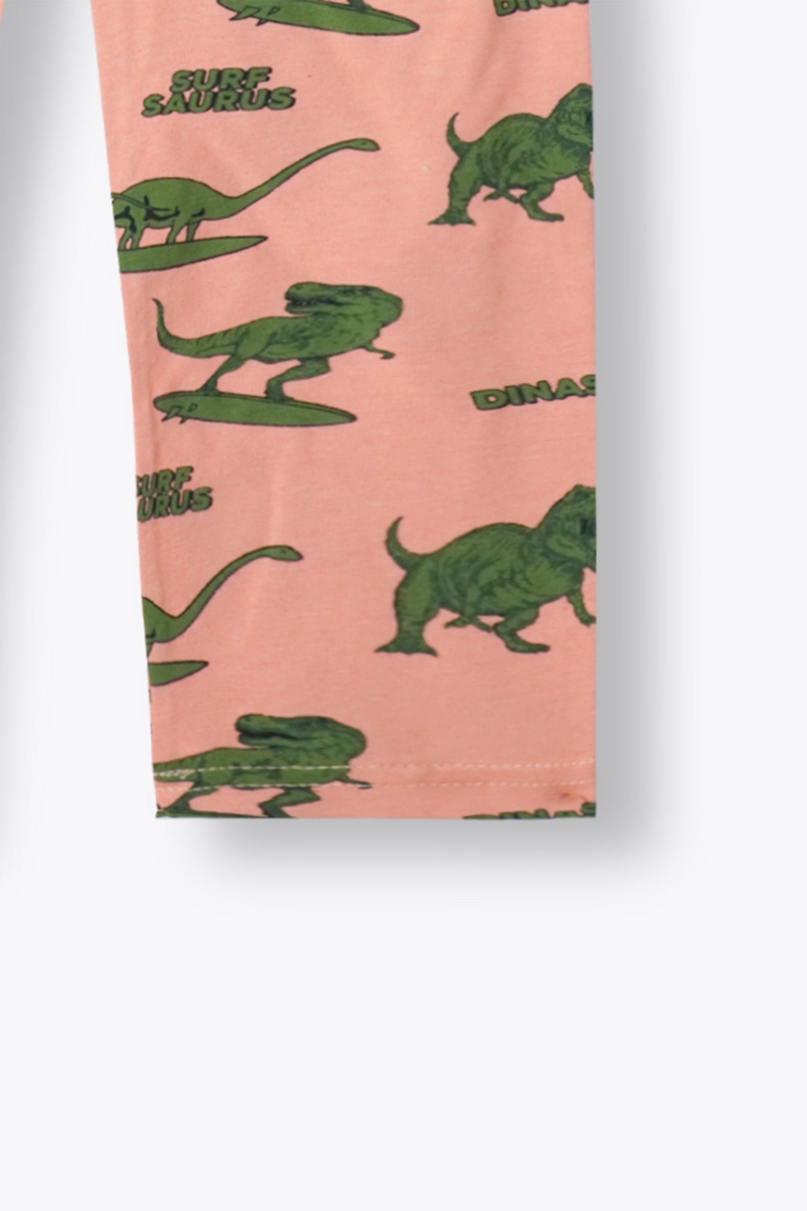 Dino Printed Girls Soft Cotton Bow Lycra Tight