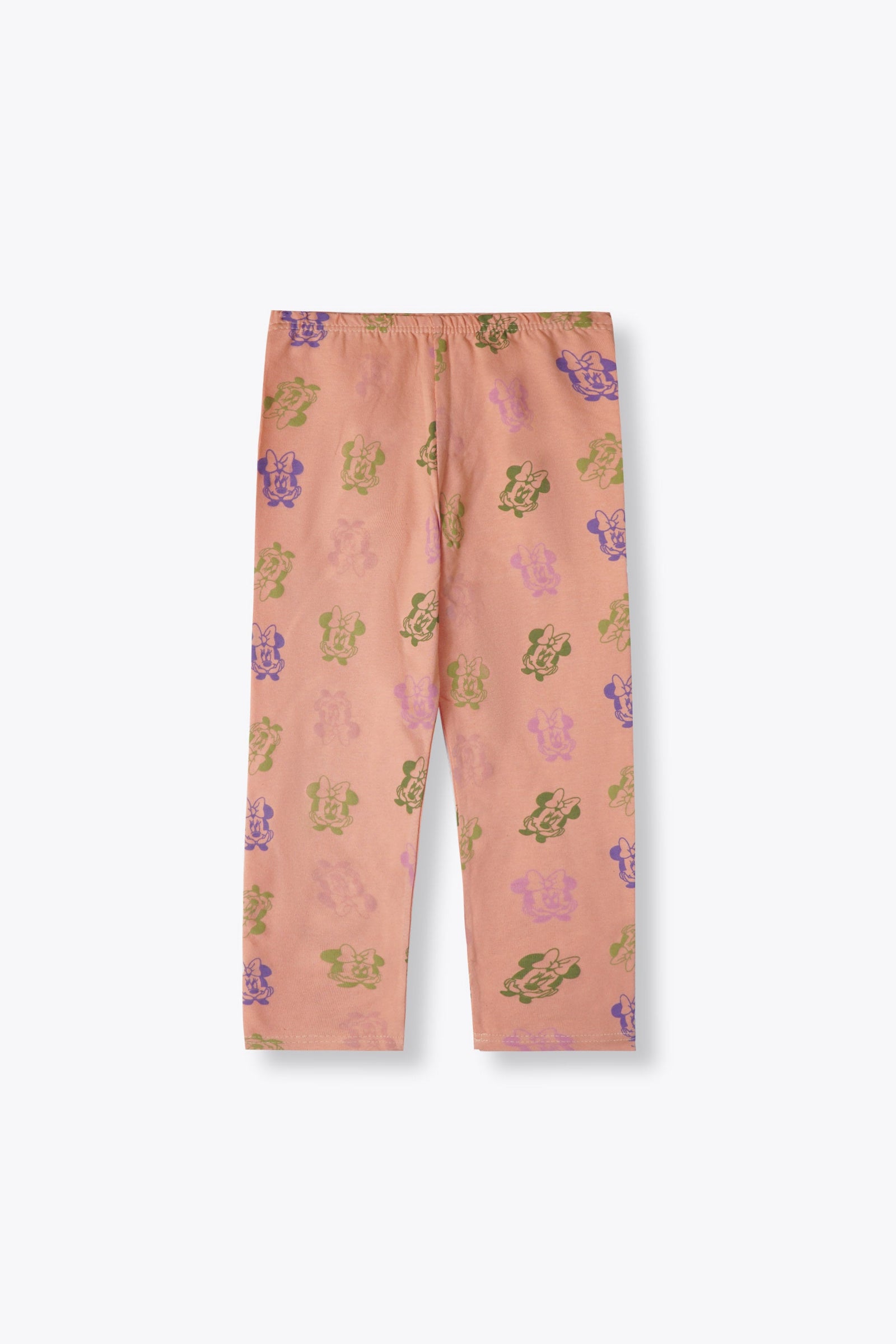 Minnie printed Girls Soft Cotton Lycra Tight