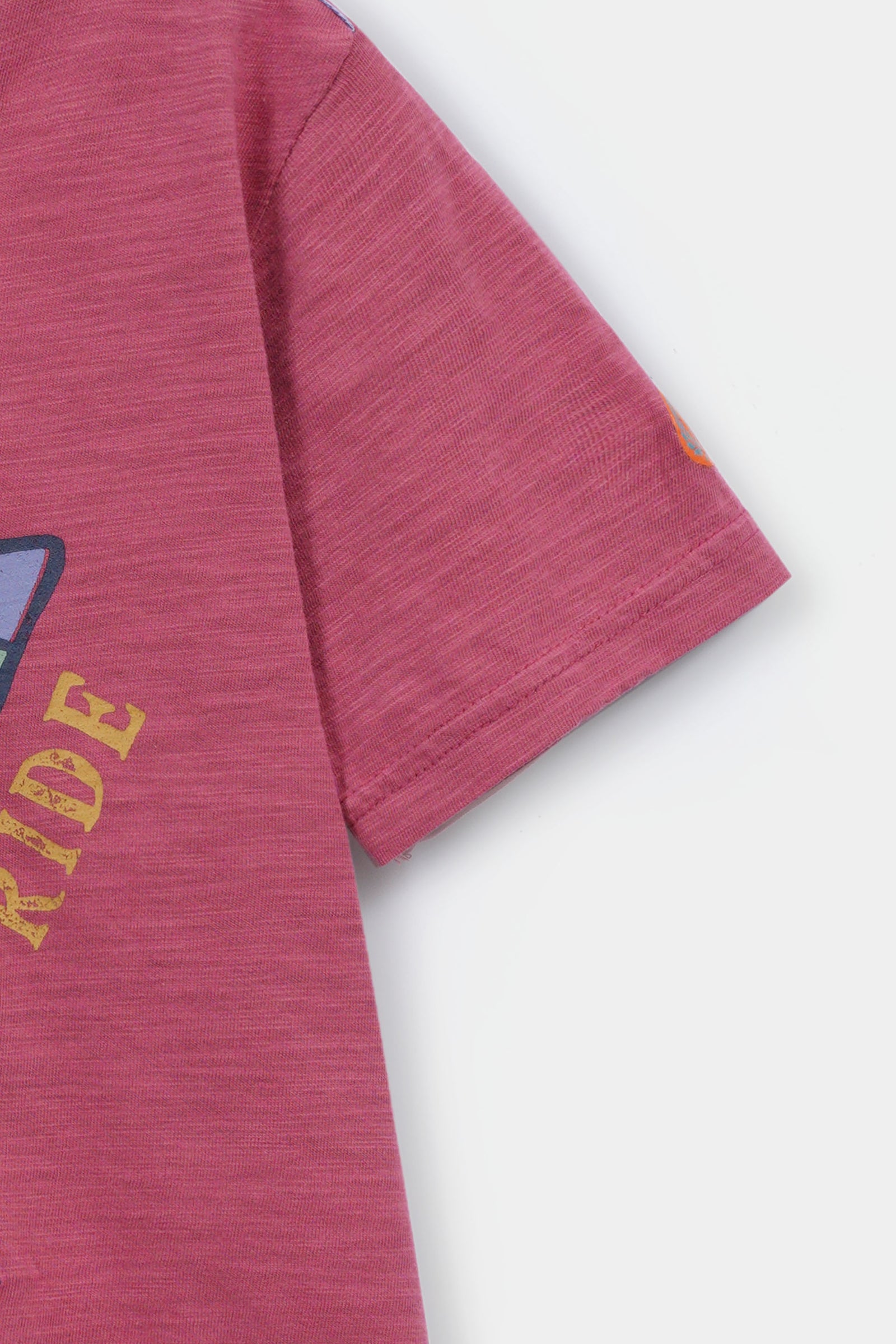 Premium Quality Embroidered Slogan Cotton T-Shirt For Kids