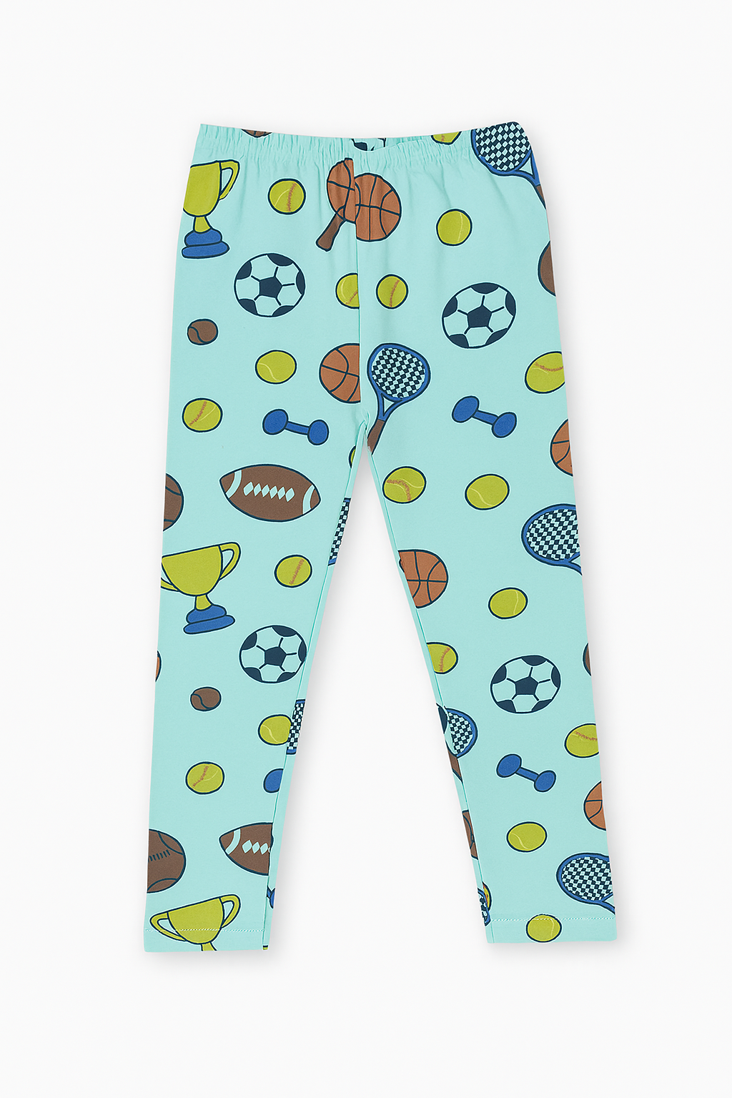 Sports Printed Girls Soft Cotton Lycra Tight