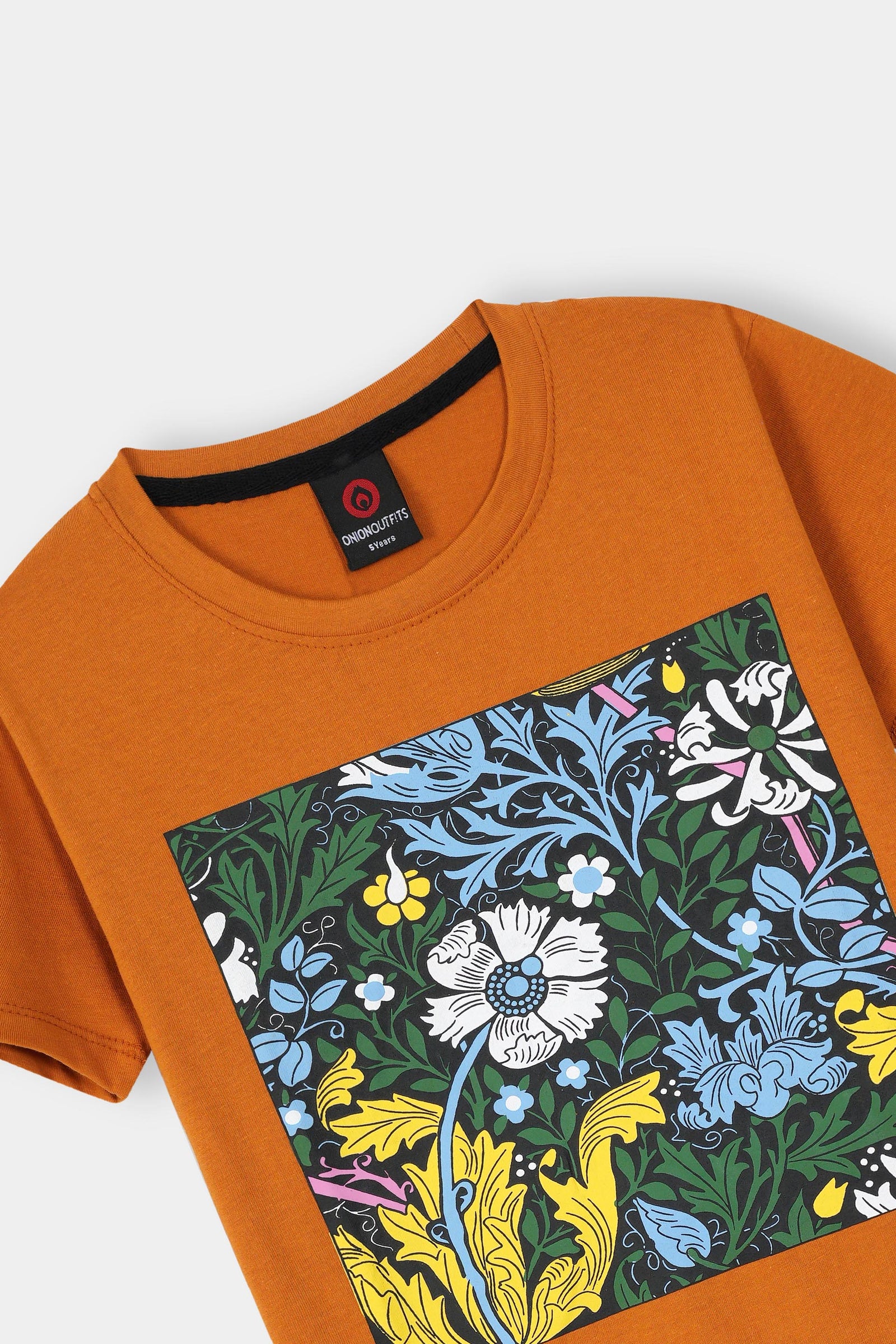 Flowers Print T Shirt