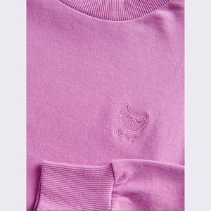 Premium Quality Pink Soft Cotton Embroidered Track Suit For Girls (121730)