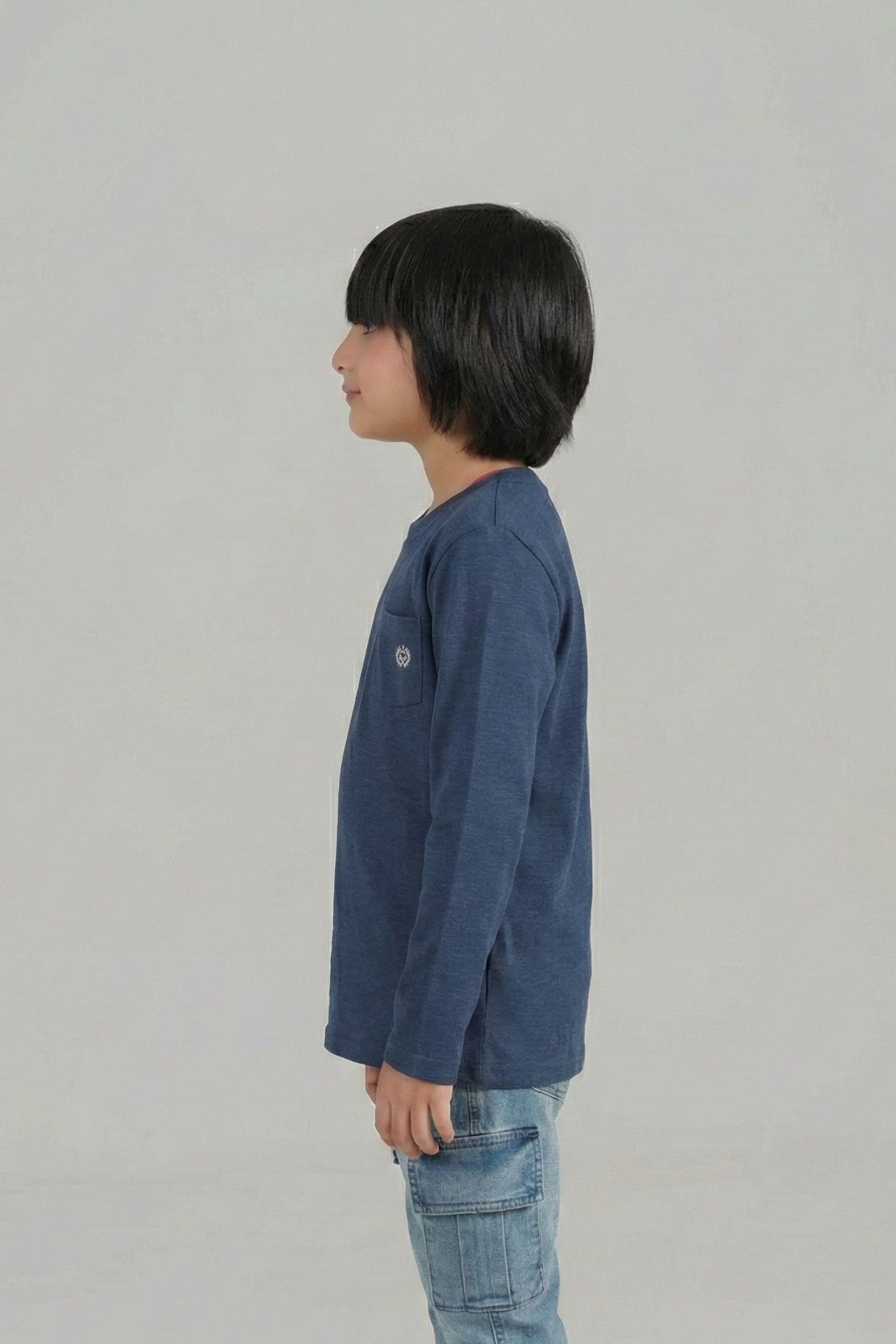 Navy Blue Long Sleeve T-Shirt