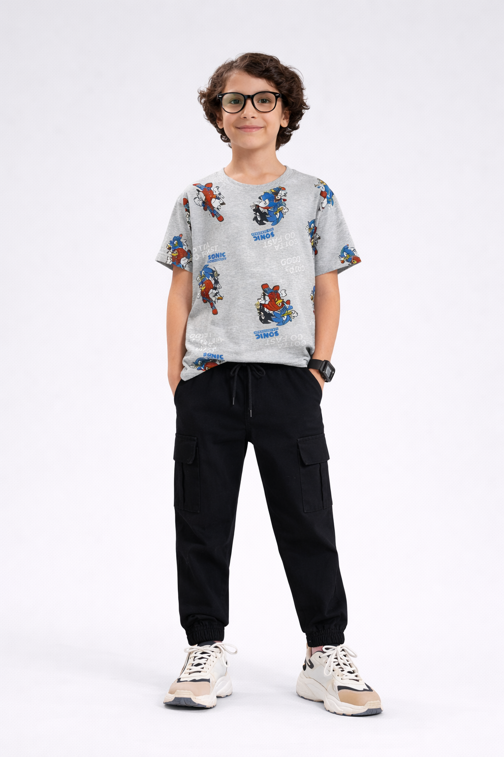 Sonic all over Printed T Shirt