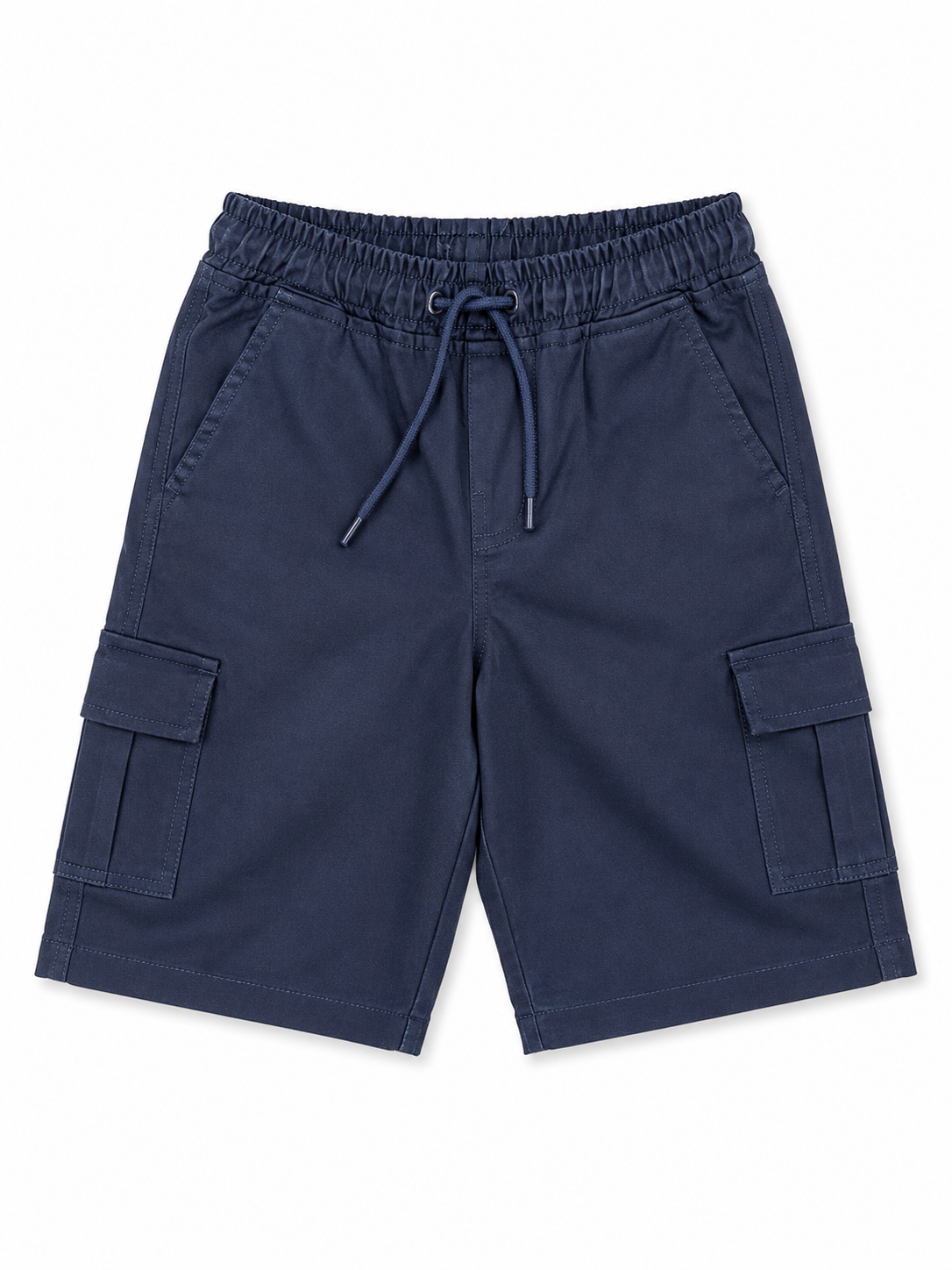Boys Navy Blue Cargo Shorts