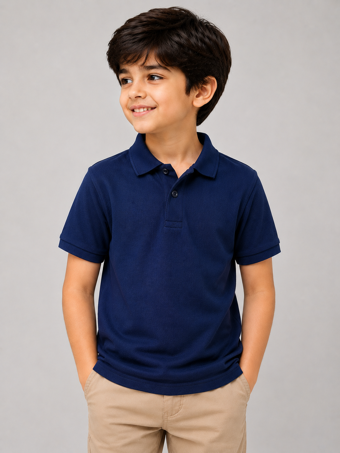 Kids Navy Blue Polo Shirt – Classic Casual Wear