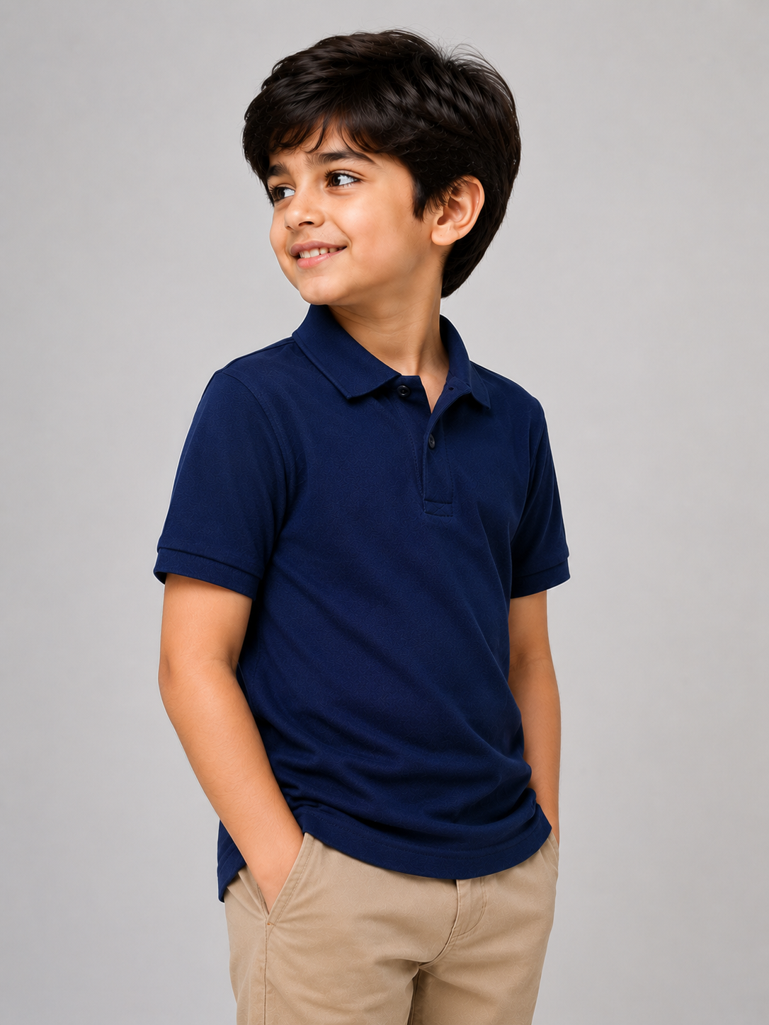 Kids Navy Blue Polo Shirt – Classic Casual Wear