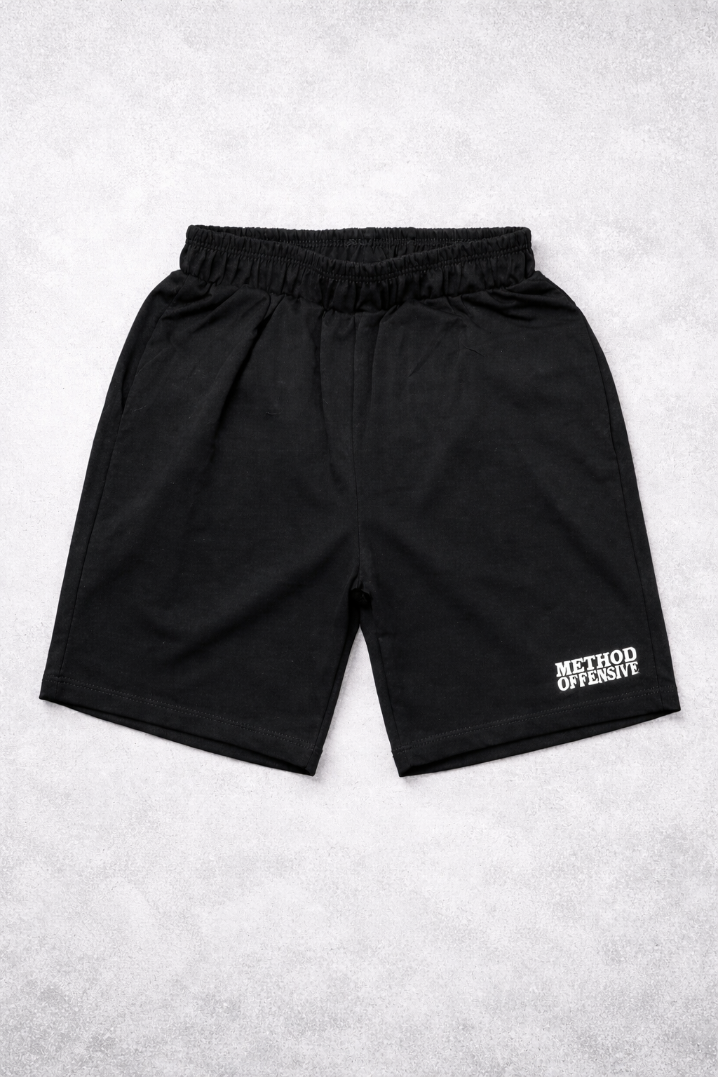 Kids Red “Method Offensive” T-Shirt Black Shorts Set