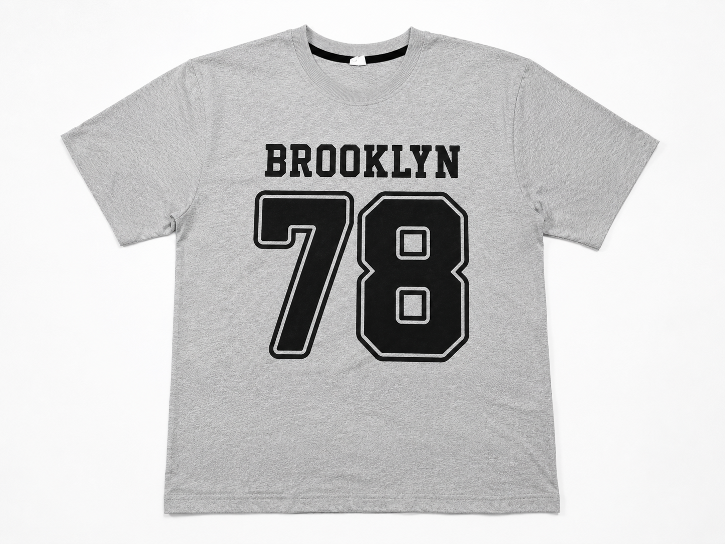 Brooklyn 78 Grey Graphic T-Shirt for Boys