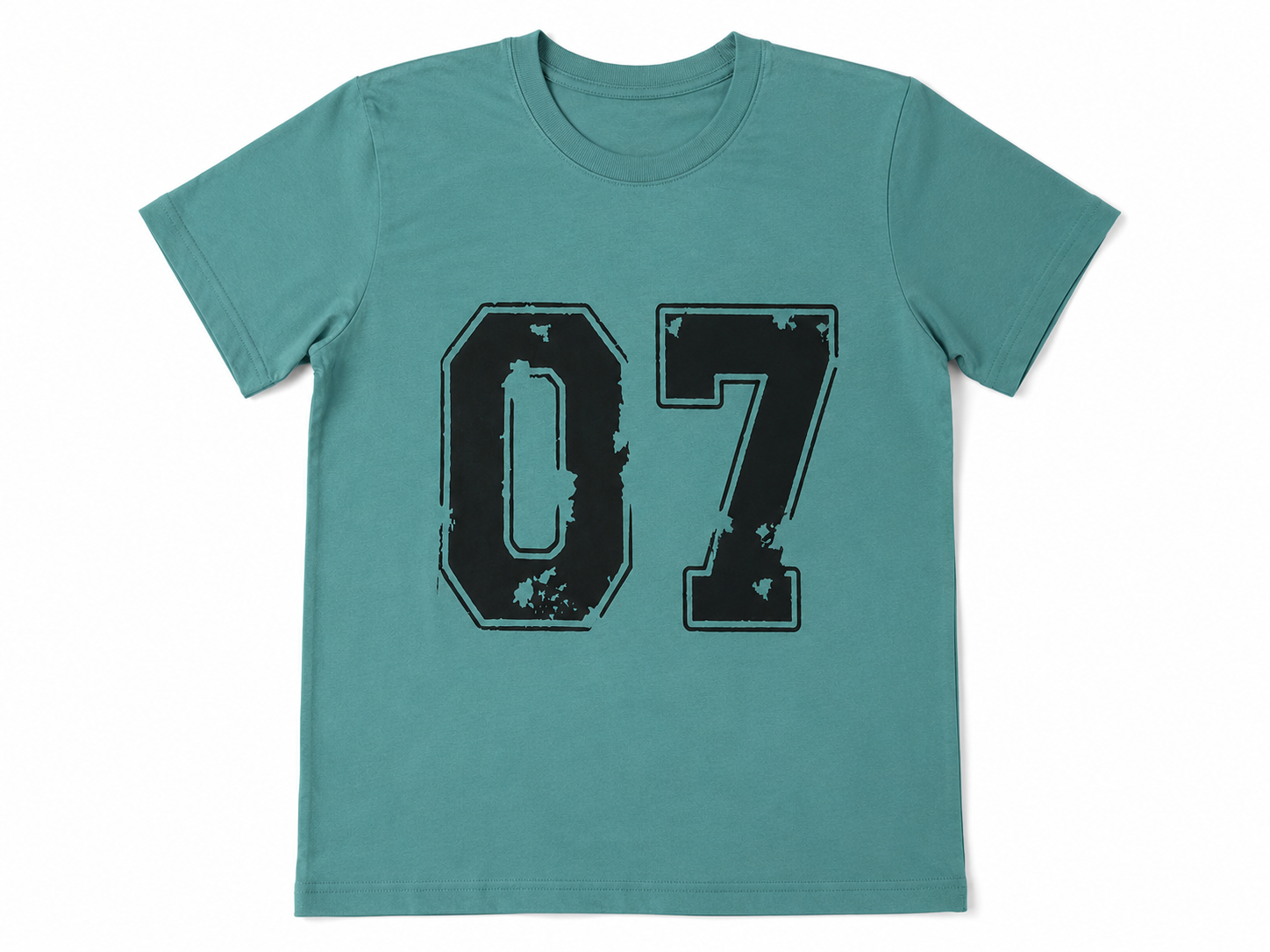 Kids 07 Graphic T-Shirt – Teal
