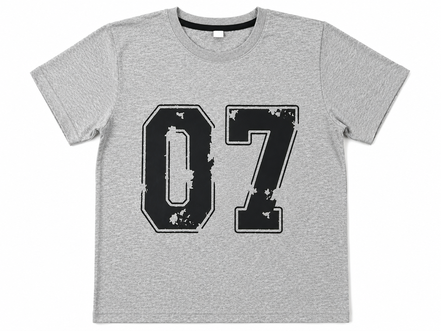 Kids 07 Graphic T-Shirt – Heather Grey