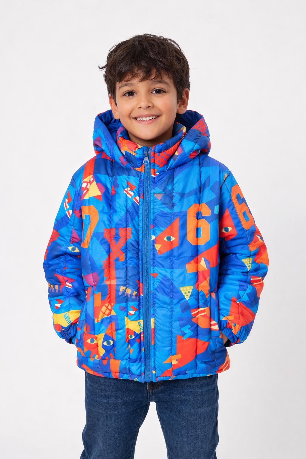 Colorful Hooded JacketsBoys’ Winter Puffer Jacket