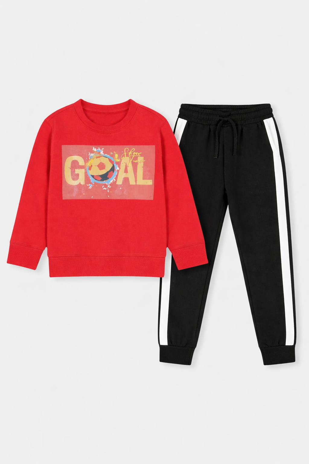 Red Goal printed Track suit
