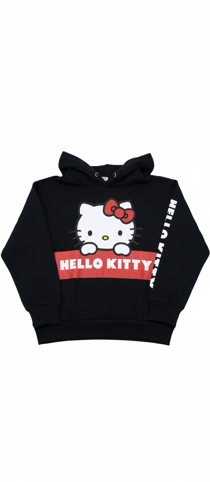 Hello Kitty Kids' Black Tracksuit Set