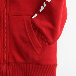 Premium Quality "Red" Mock Neck Zipper For Boys (121141)