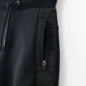 Premium Quality Black Slim Fit Reflecting Tape Fleece Jogger Trouser For Kids (121281)