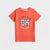 Imported Peach Slogan Soft Cotton T-Shirt For Boys (120690)