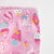 Premium Quality Pink All-Over Printed Cotton Rib Legging For Girls (120767)