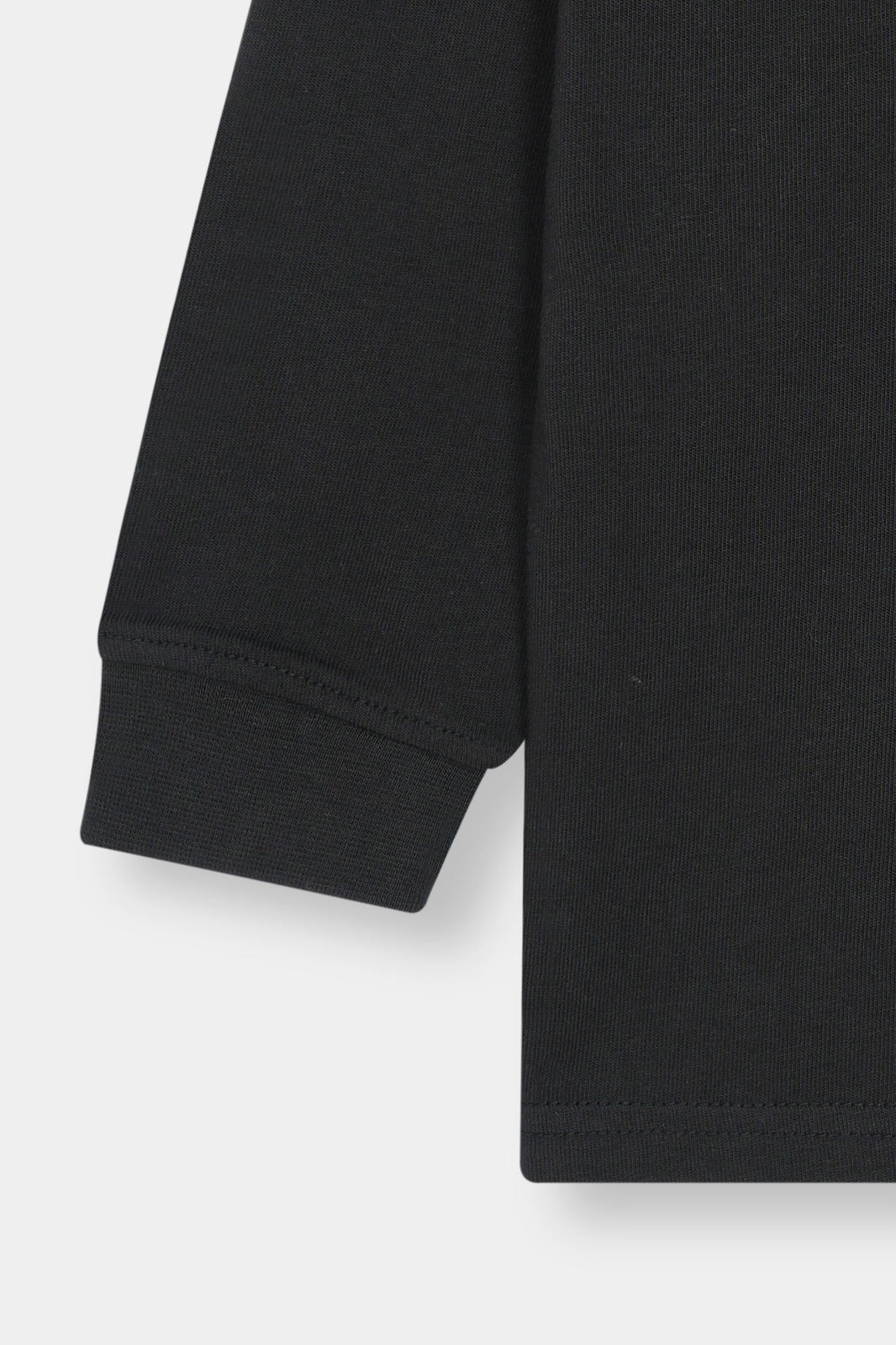 Electric Black Long Sleeve Tee with “UNLMTD Worldwide” Graphic Print