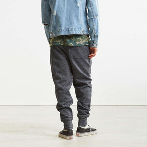 URBAN OUTFITTERS-charcoal twisted fleece Jogger Pant