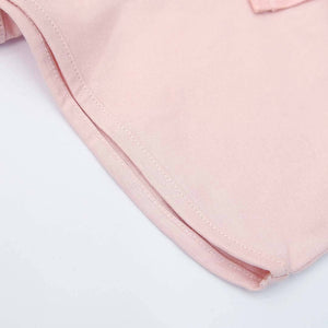 Premium Quality Pink Basic Soft Cotton Short For Girls (120350)