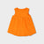 Imported Orange Sleeveless Soft Jersey Frock Girls (120449)