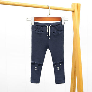 4 Pockets Navy Fashion Winter Trouser For Kids (21906)