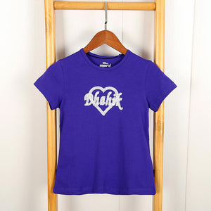 Imported Girls Sequin Embroided Soft Fashion T-Shirt (21267)