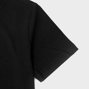Premium Qulaity Black Embroided Soft Cotton T-Shirt For Boys (120486)