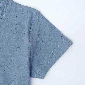 Imported Sky Blue Slogan "Shark" Soft Cotton T-Shirt For Kids (120514)