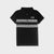 Premium Quality Black Quarter Zip Panelled Soft Cotton Polo Shirt For Boys (120483)
