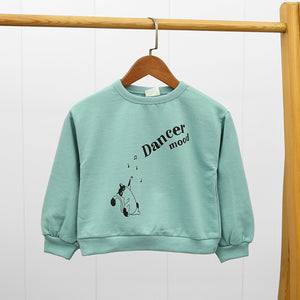 Premium Quality Over-Sized Printed Sweatshirt For Girls (10043)
