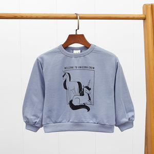 Premium Quality Over-Sized Printed Sweatshirt For Girls (10038)