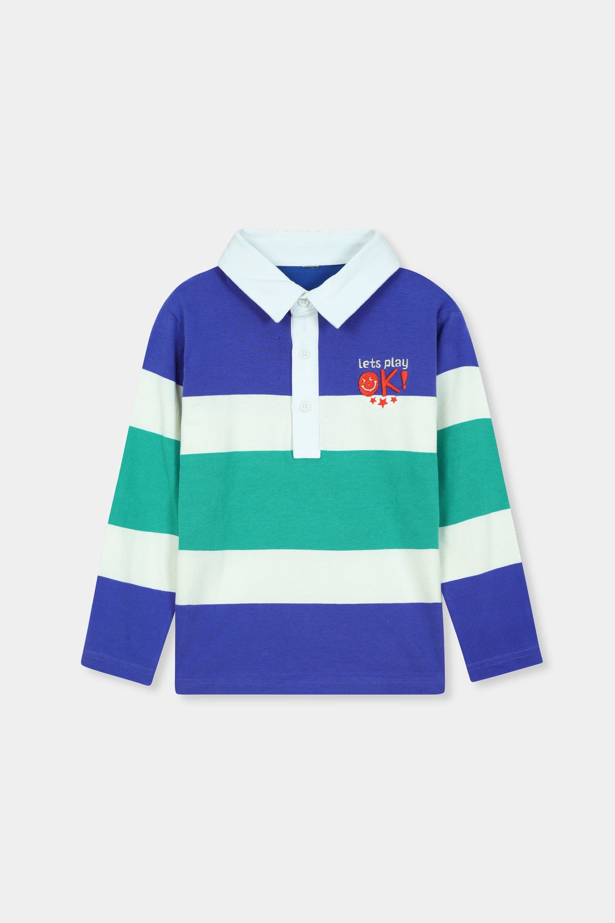 Playful Stripes Kids&#39; Rugby Shirt – Let&#39;s Play OK!
