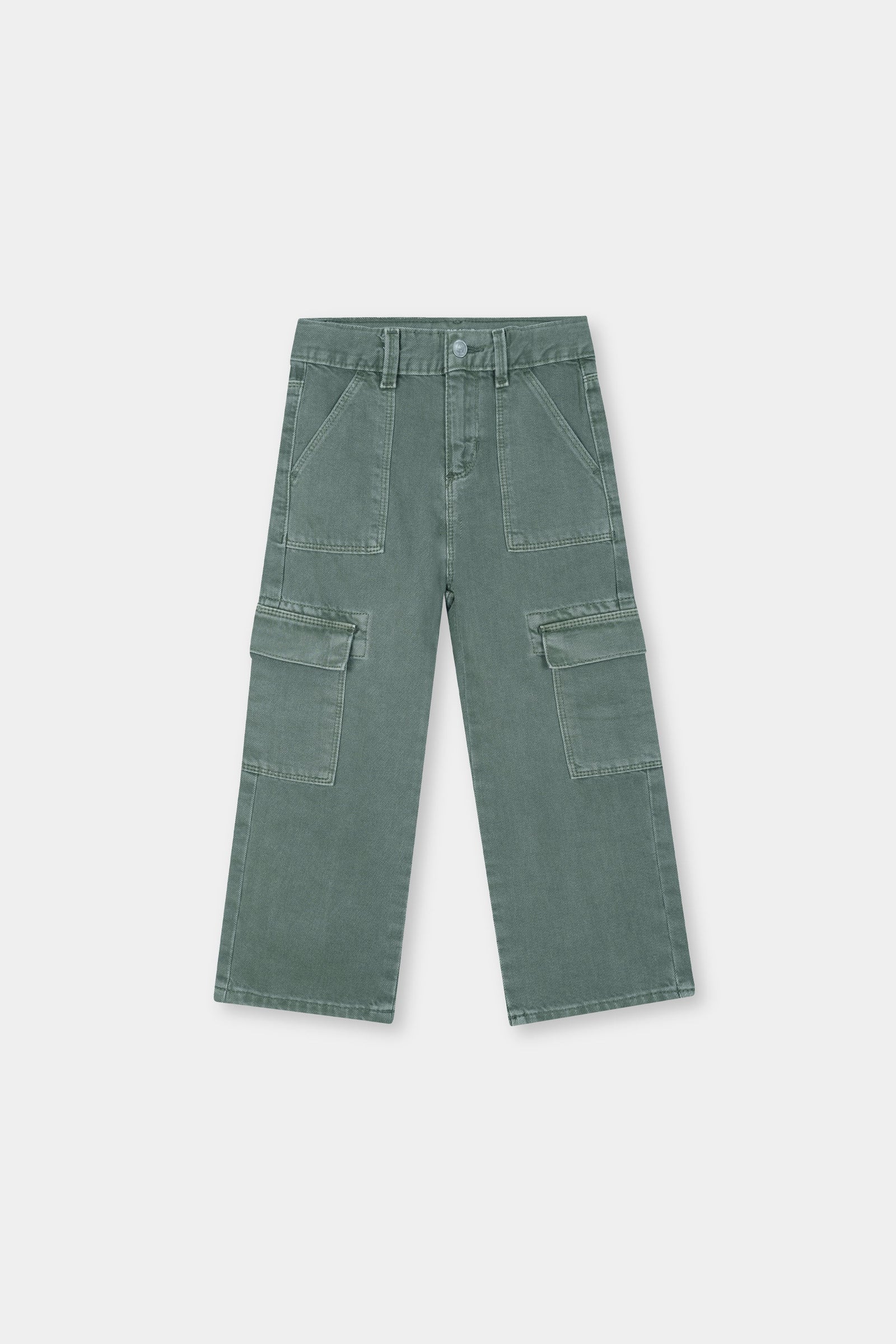 Kids' Green Cargo Pants