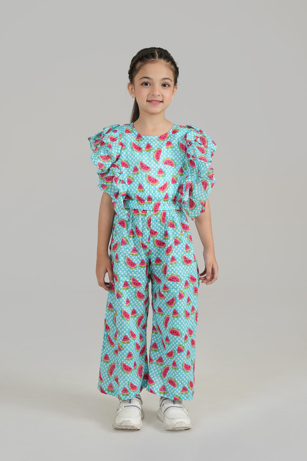 Digital Printed Lawn Jumpsuit