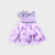 Girls Premium Quality Fairy Frill Frock With Front Bow