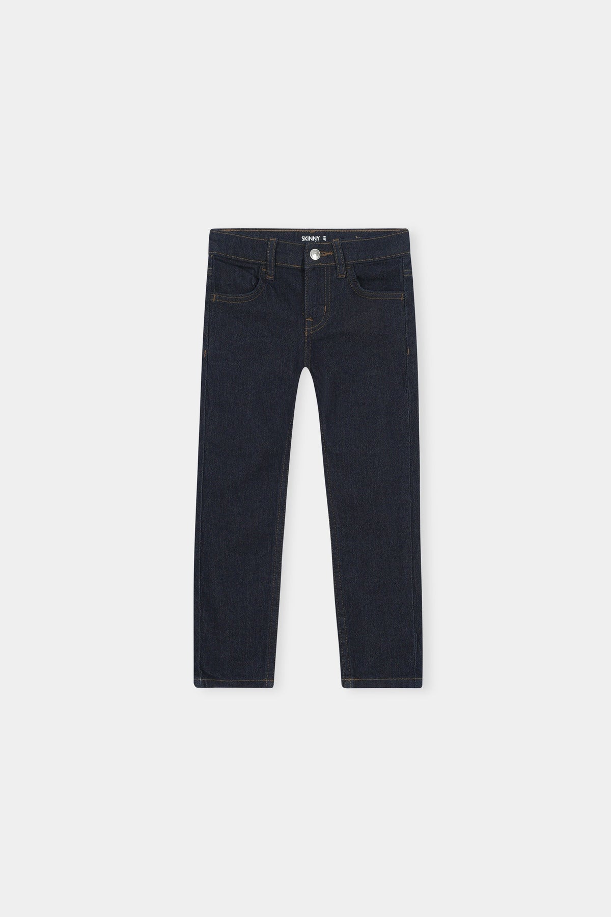 Classic Dark Wash Skinny Jeans For Boys